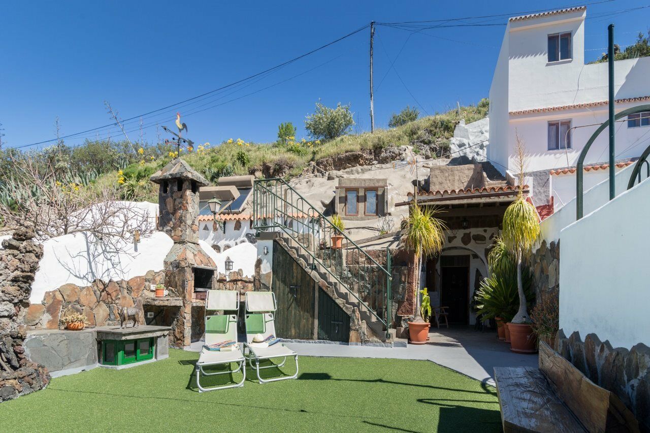 Casa Cueva Las Margaritas Artenara Exterior foto